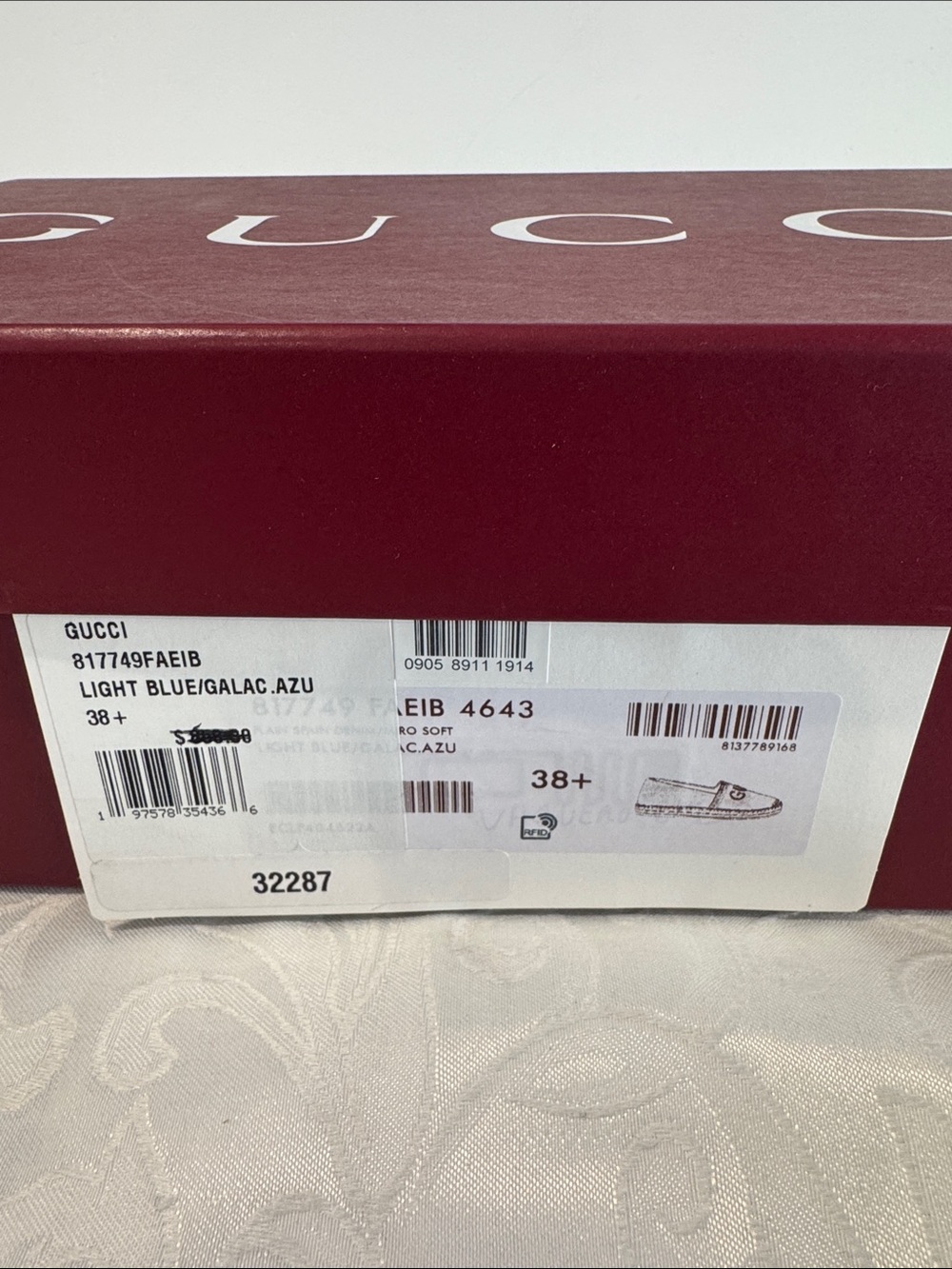 Gucci Denim Espadrille Flats. Size 38.5. - Picture 12 of 15